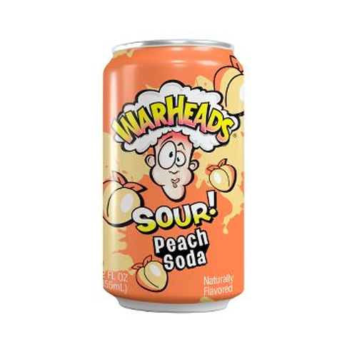Warheads Peach Sour Soda