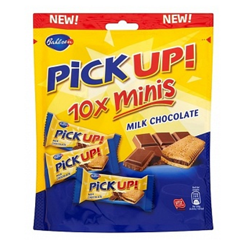 Pick Up! Minis Milk Chocolate 10 Pack