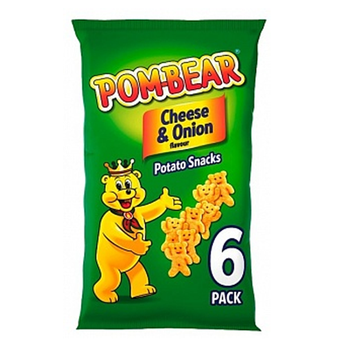 Pom-Bear Cheese & Onion 6 Pack