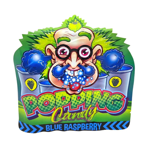 Dr. Sour Popping Candy Blue Raspberry