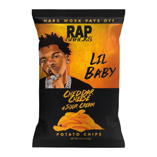 Rap Snacks Lil Baby Cheddar Cheese with Sour Cream