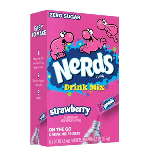 Nerds Singles To Go 6 Pack - Strawberry