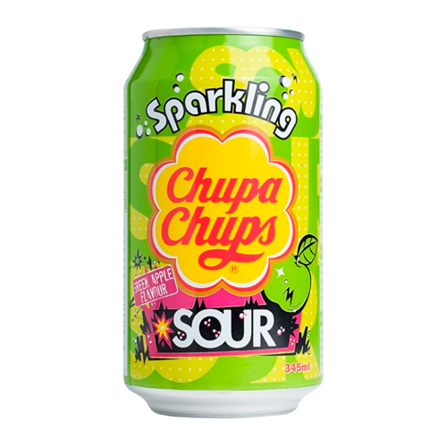 Chupa Chups Sour Green Apple Soda