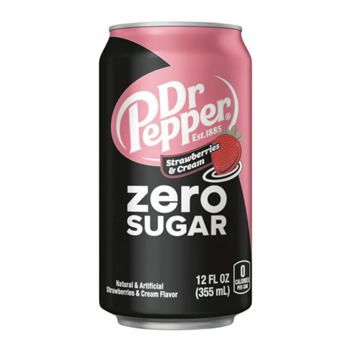 Dr Pepper Starwberries & Cream Zero Sugar