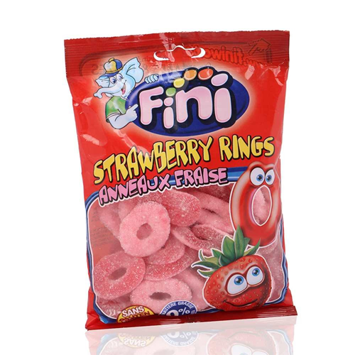 Fini Sour Strawberry Rings