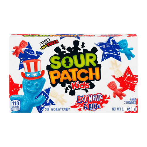 Sour Patch Kids Red, White & Blue