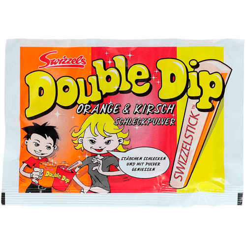 Swizzels Double Dip Orange & Cherry