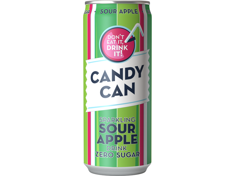 Candy Can Sparkling Sour Apple Zero Sugar
