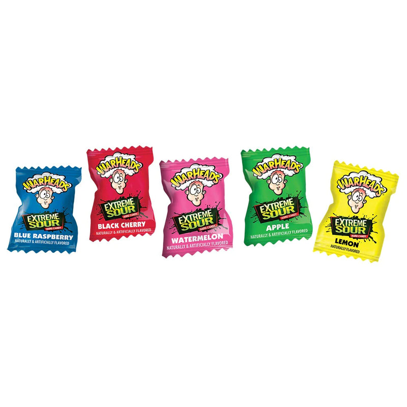 Warheads Hard Candy Extreme Sour - NYHED 5 Smags Varianter