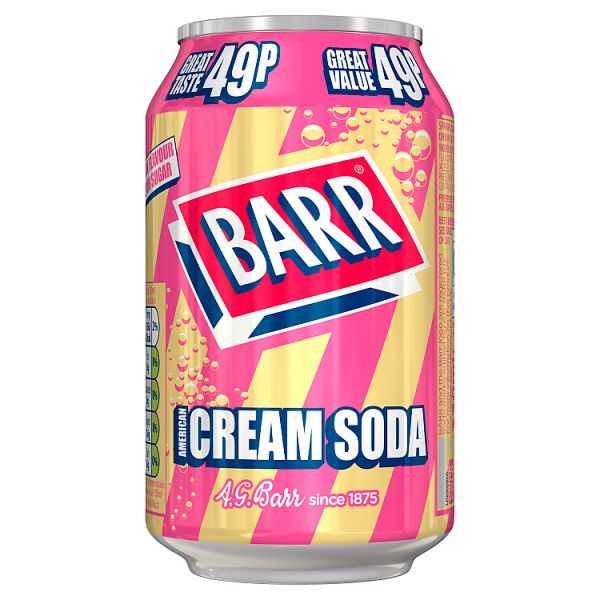 Barr American Cream Soda - SlikWorld - Drikkevarer