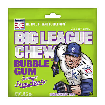 Big League Chew - Sour Apple - SlikWorld - Slik