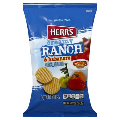 Herr's Creamy Ranch & Habanero Chips - Big Bag - SlikWorld - Chips & snacks