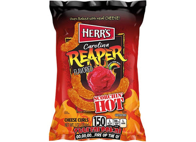 Herr's Carolina Reaper Flavored Scorchin' Hot Big Bag - SlikWorld - Chips & snacks