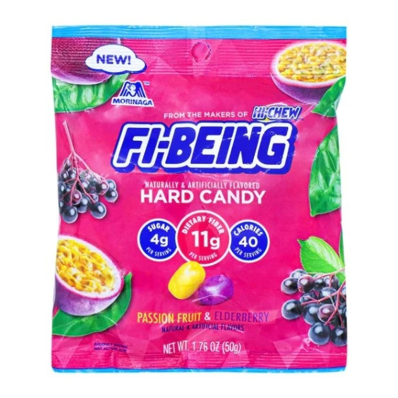 Hi-Chew FI-BEING Hard Candy Passion Fruit & Elderberry