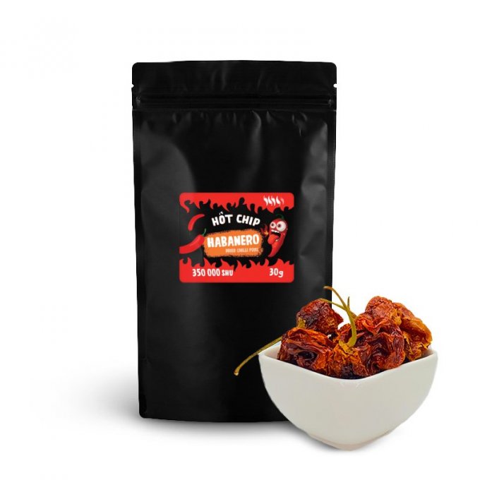 Hot Chip Habanero Dried Pepper Pods
