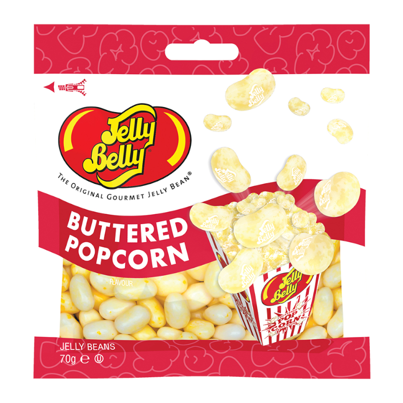 Jelly Belly Buttered Popcorn Jelly Beans - SlikWorld - Slik