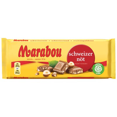 Marabou Schweizernød - SlikWorld - Chokolade