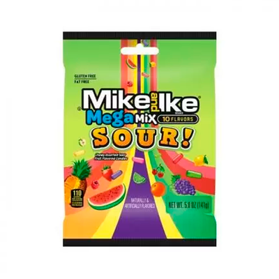 Mike and Ike Mega Mix Sour Bag - SlikWorld - Slik