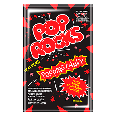 Pop Rocks Jordbær - SlikWorld - Slik