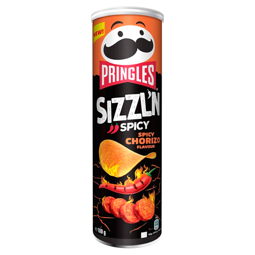 Pringles Sizzln Spicy Chorizo
