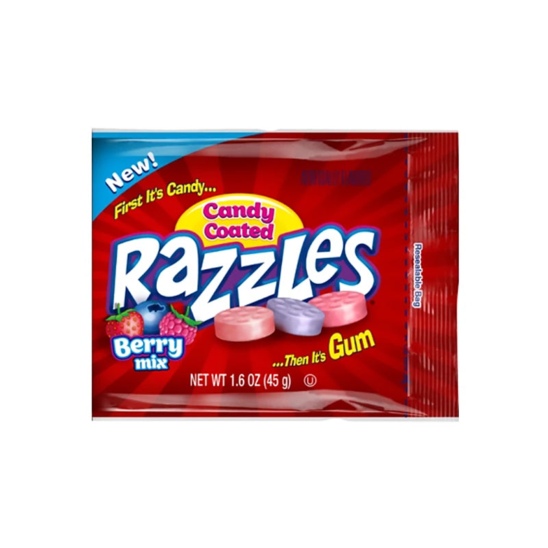 Razzles Candy Coated Berry Mix - SlikWorld - Slik