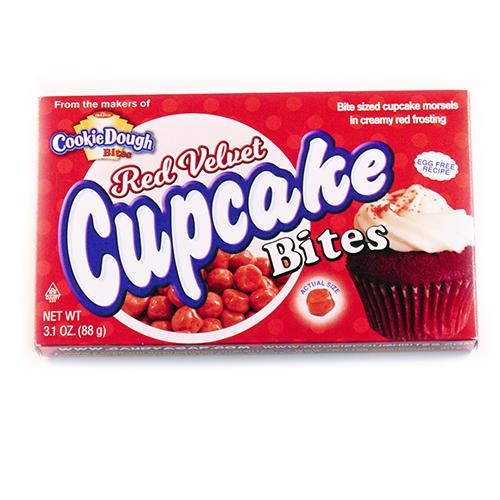 Cookie Dough Red Velvet Cupcake Bites - SlikWorld - Chokolade