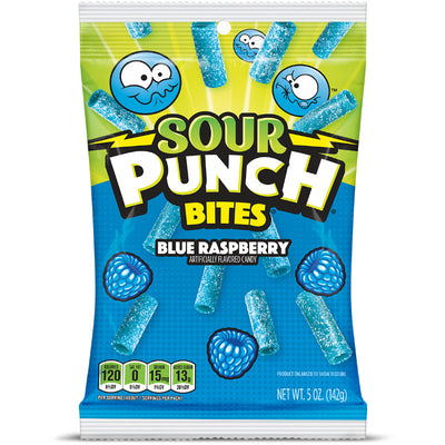 Sour Punch Bites Blue Raspberry - NYHED! - SlikWorld - Slik