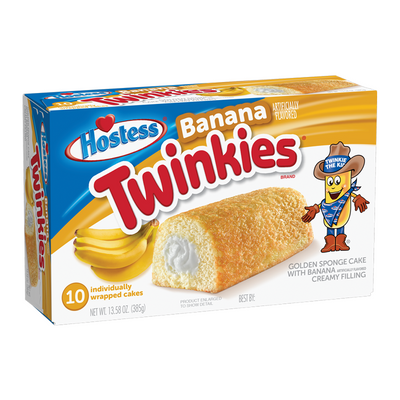 Hostess Twinkies Banana 10 stk. - SlikWorld - Kiks & Kager