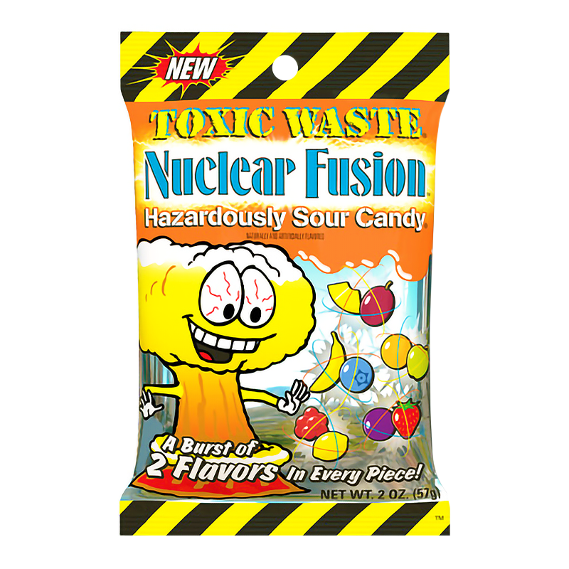 Toxic Waste Hazardously Sour Candy Nuclear Fusion