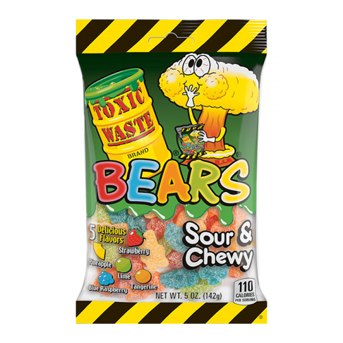 Toxic Waste Sour Gummy Bears