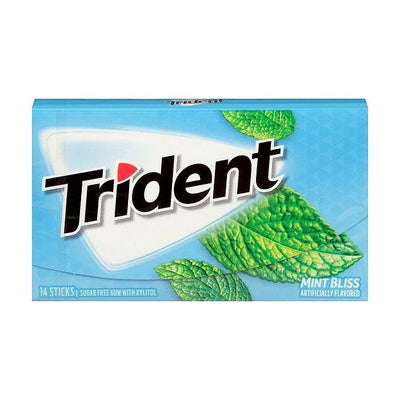 Trident Mint Bliss Gum - Sukkerfri - SlikWorld - Slik