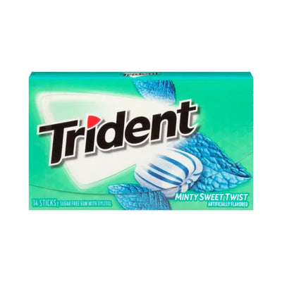 Trident Minty Sweet Twist Gum - Sukkerfri - SlikWorld - Slik