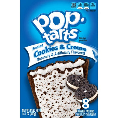 Pop Tarts Cookies & Creme 8 Pack - SlikWorld - Kiks & Kager