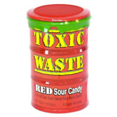 Toxic Waste Red Drum Sour Candy - SlikWorld - Slik